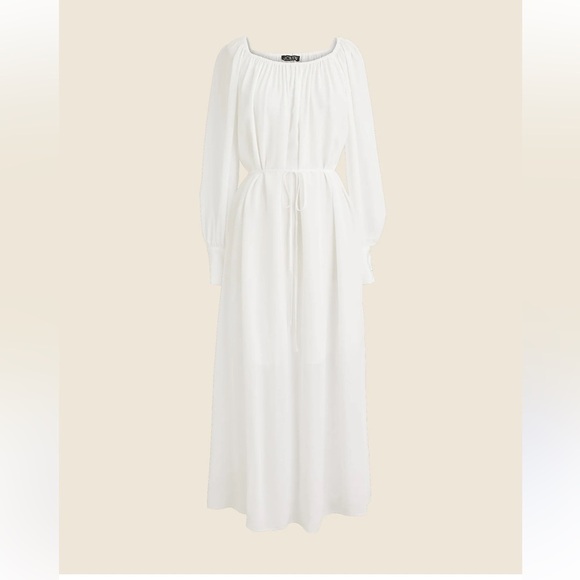 J.Crew Collection NWT sheer Maxi dress Viscose szL season 24 - Picture 4 of 8